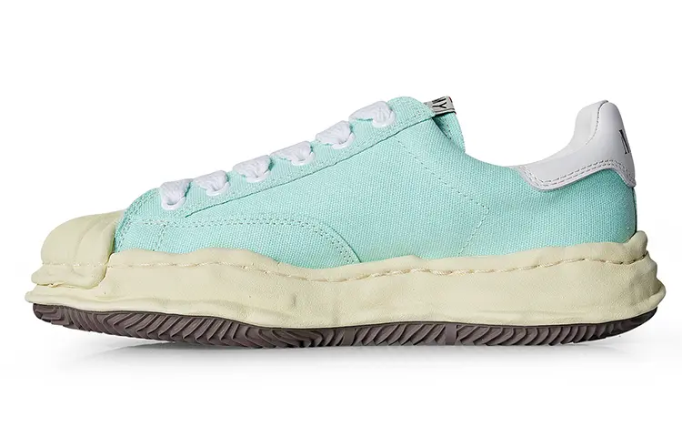 Кроссовки MIHARA YASUHIRO Skateboarding Shoes Unisex Low-top Light Blue, голубой