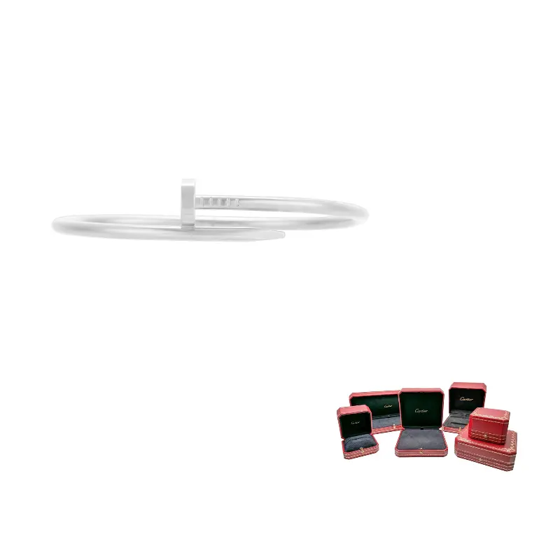 

Cartier Родированное 18K белое золото браслеты Women's Silver