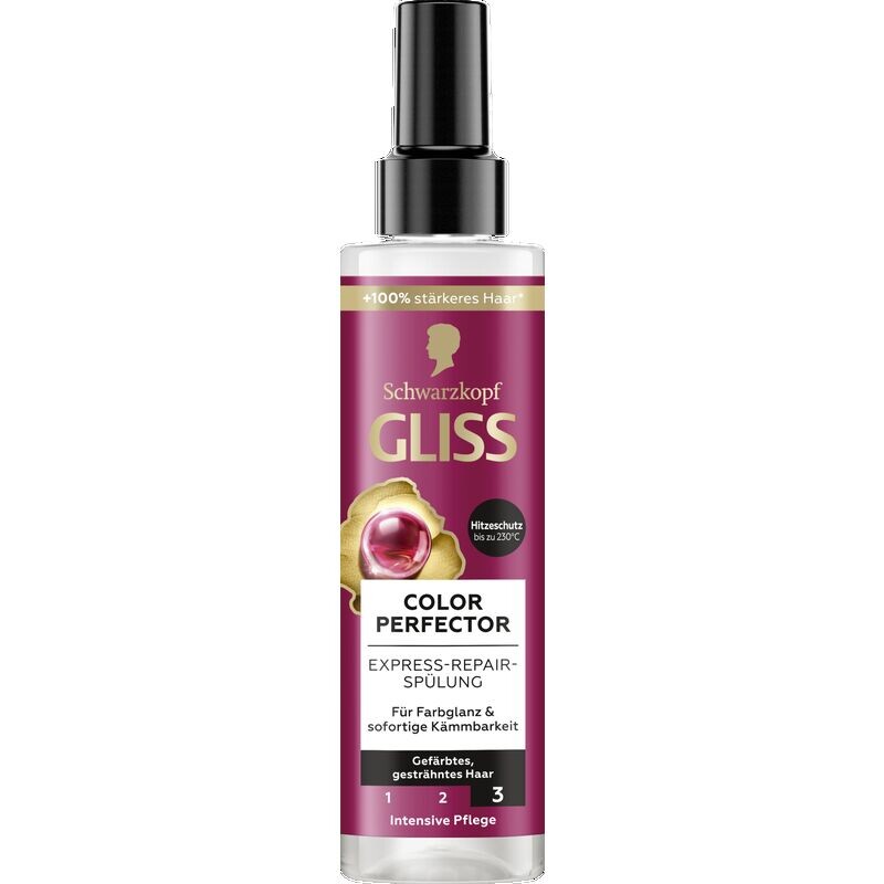 

Экспресс-восстанавливающий кондиционер Color Perfector Gliss, 200 ml