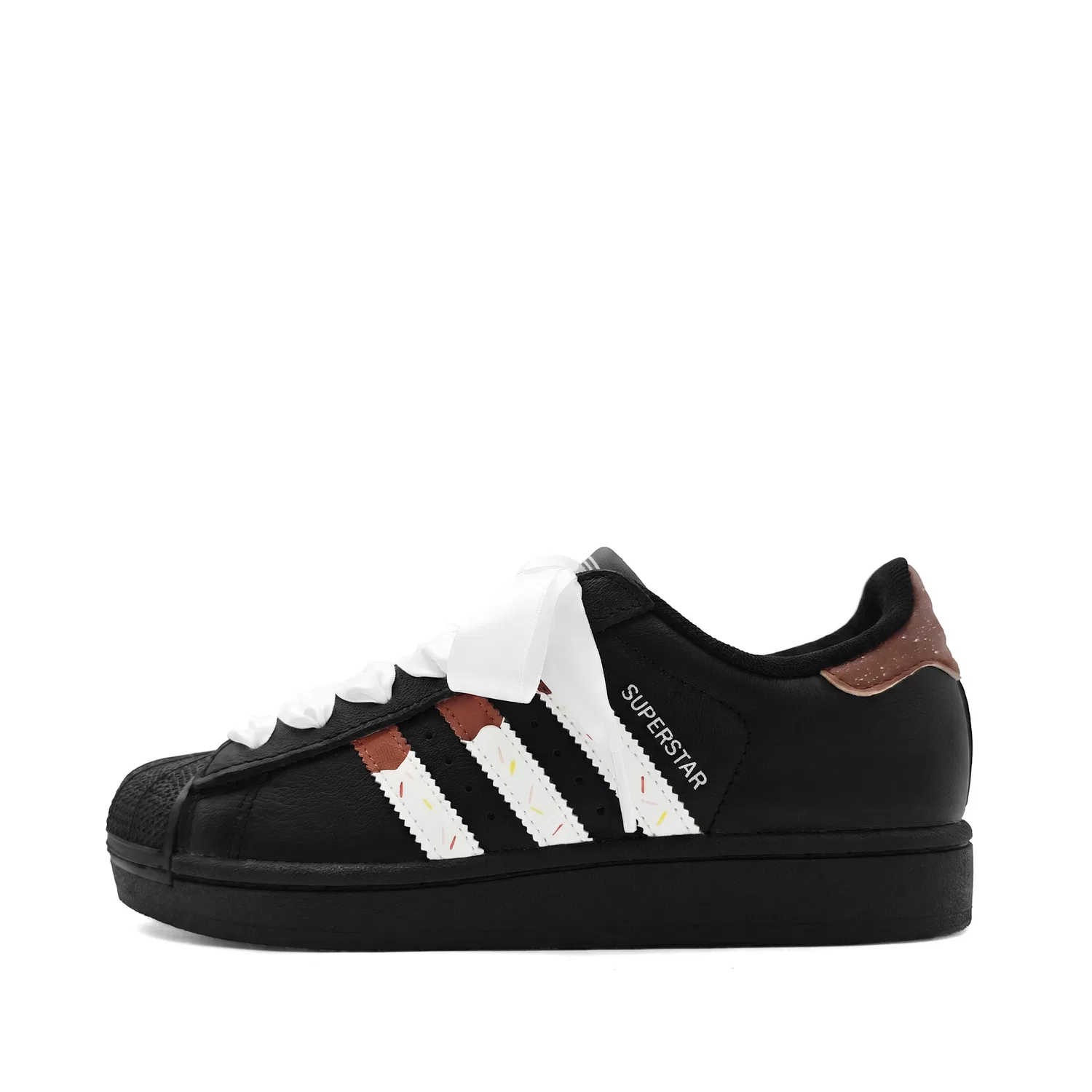 Кроссовки детские для скейтбординга Adidas Originals Superstar 2 Лимитированная серия Мороженое — фото 3