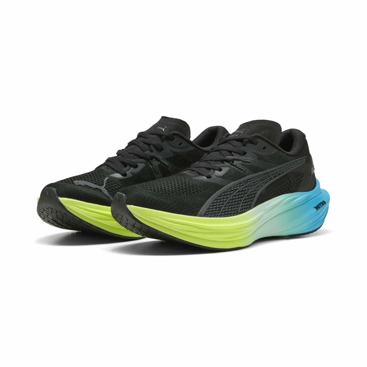 Мужские беговые кроссовки Deviate Nitro 3 PUMA, PUMA Black-Spee — фото 2