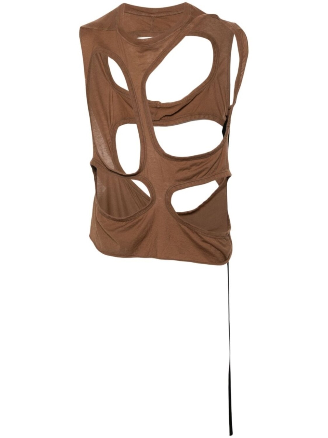 

Rick Owens DRKSHDW топ из органического хлопка, коричневый