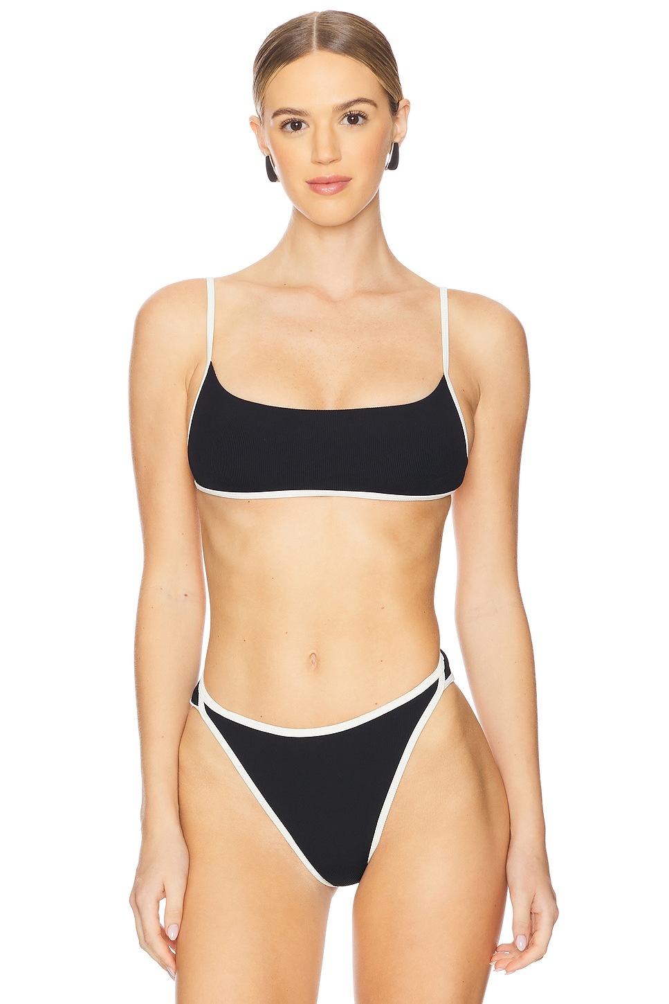 

Топ бикини Kourt Lspace, black & cream