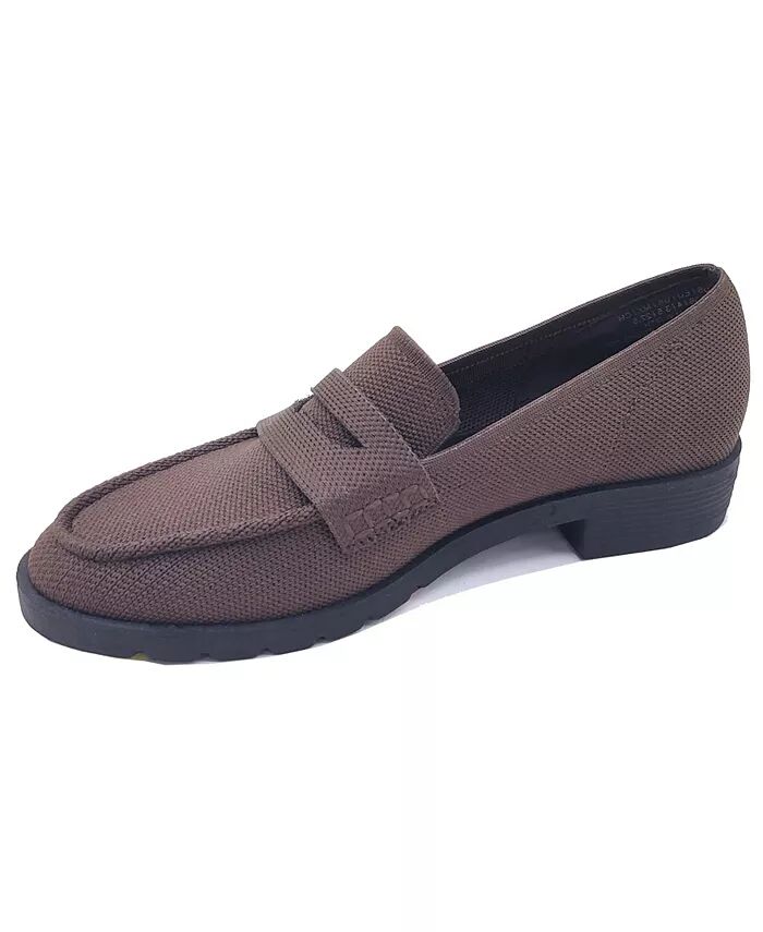 Женские трикотажные мокасины Feobe Slip On Kenneth Cole Reaction, коричневый — фото 3