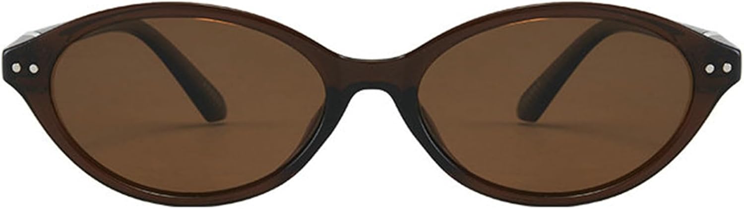 

Солнцезащитные очки Helena 2025 овальной формы для женщин, винтажные дизайнерские очки в стиле 90-х, модные солнцезащитные очки черного цвета с защитой от УФ-излучения UV400, C3