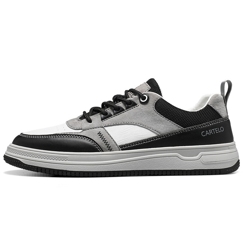 

Кроссовки CARTELO/Catilla crocodile Skateboarding Shoes Men Low-top, белый/черный