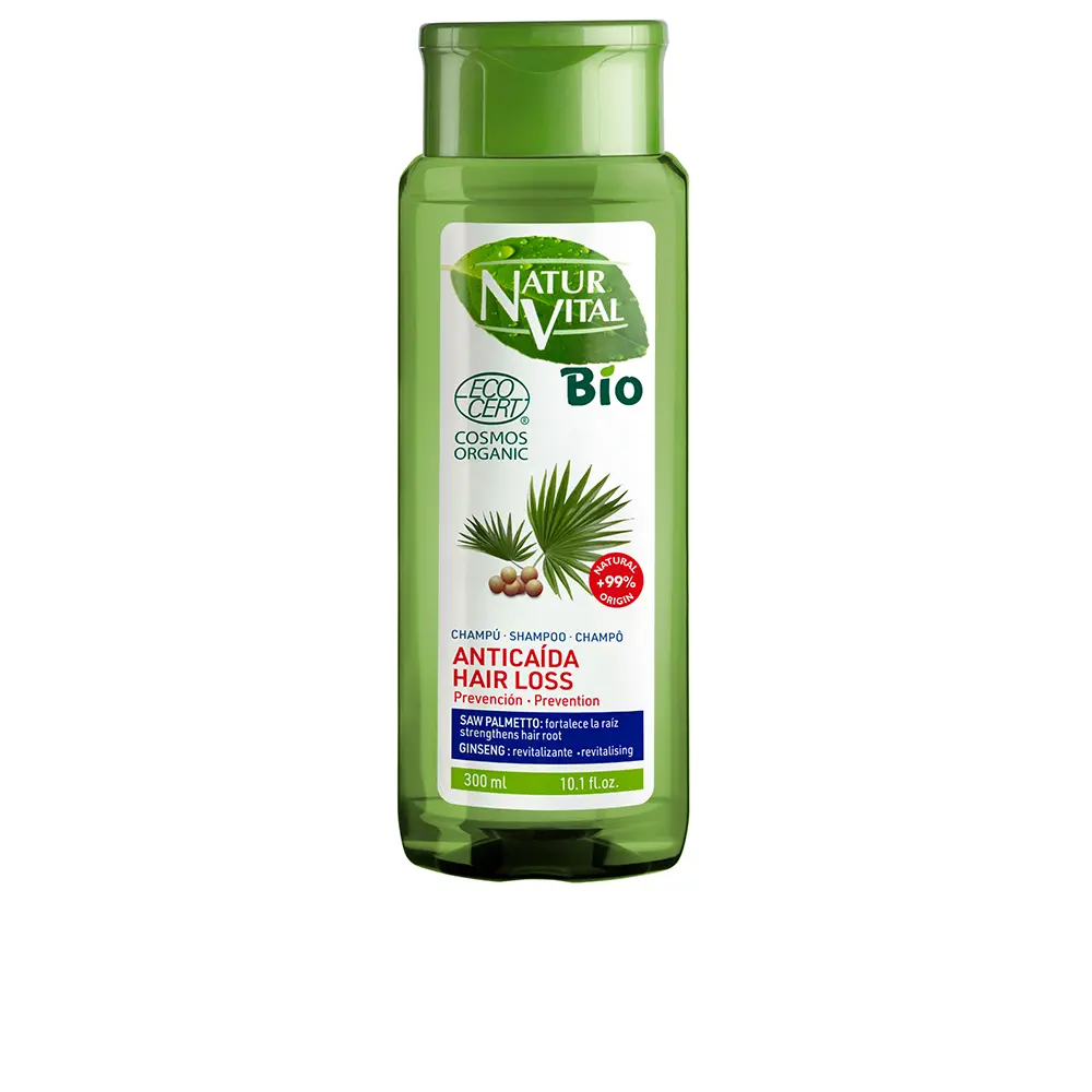 

Шампунь Champú bio ecocert anticaida Naturvital, 300 мл.