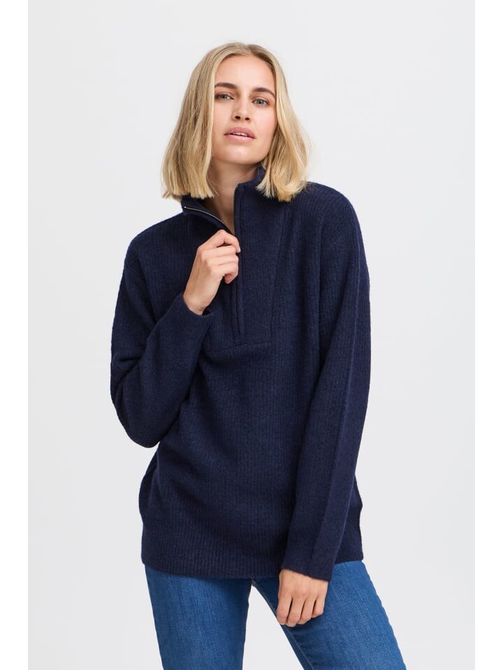 

Пуловер PULZ Jeans Strick, синий