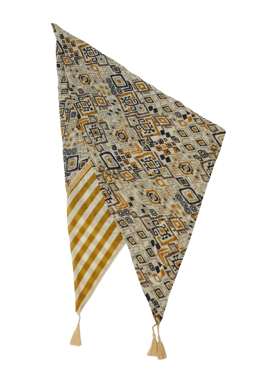 

Шарф s.Oliver, Ecru/Dark beige