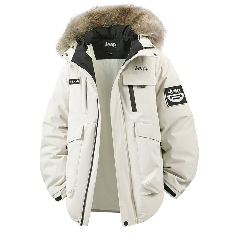 

Пуховик Unisex Thickened Others Jeep, oat coffee