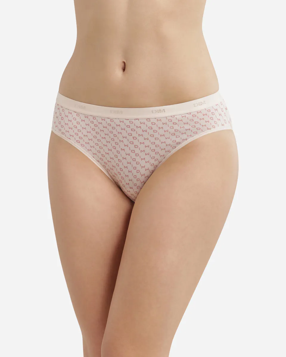 

Комплект из 3 трусиков из эластичного хлопка с принтом Dim, мультиколор