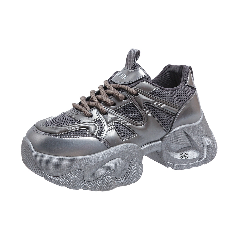 

Долговечные дышащие повседневные детские кроссовки для подростков YUZHAOLIN, серебряный