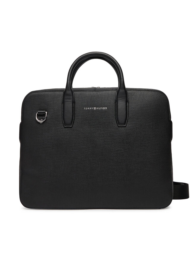 

Сумка для ноутбука Tommy Hilfiger Th Business Leather Computer Bag AM0AM13642 Schwarz