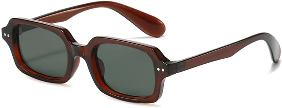 

Спортивные очки для бега и езды на открытом воздухе. Мужские солнцезащитные очки Rivets UV400. Женские солнцезащитные очки Jelly Color Gradient UYPTK, Brown Dark Green