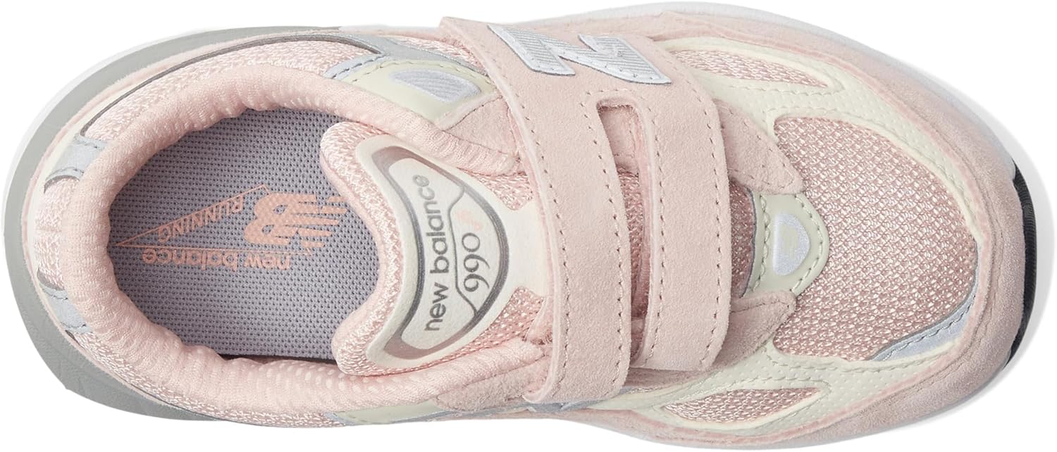Кроссовки для мальчиков New Balance Fresh Foam Arishi V4 на липучке, белый/розовый — фото 3