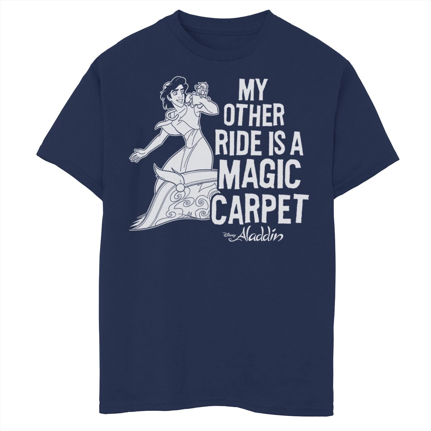 

Мужская футболка Disney Aladdin My Other Ride Magic Carpet Licensed Character