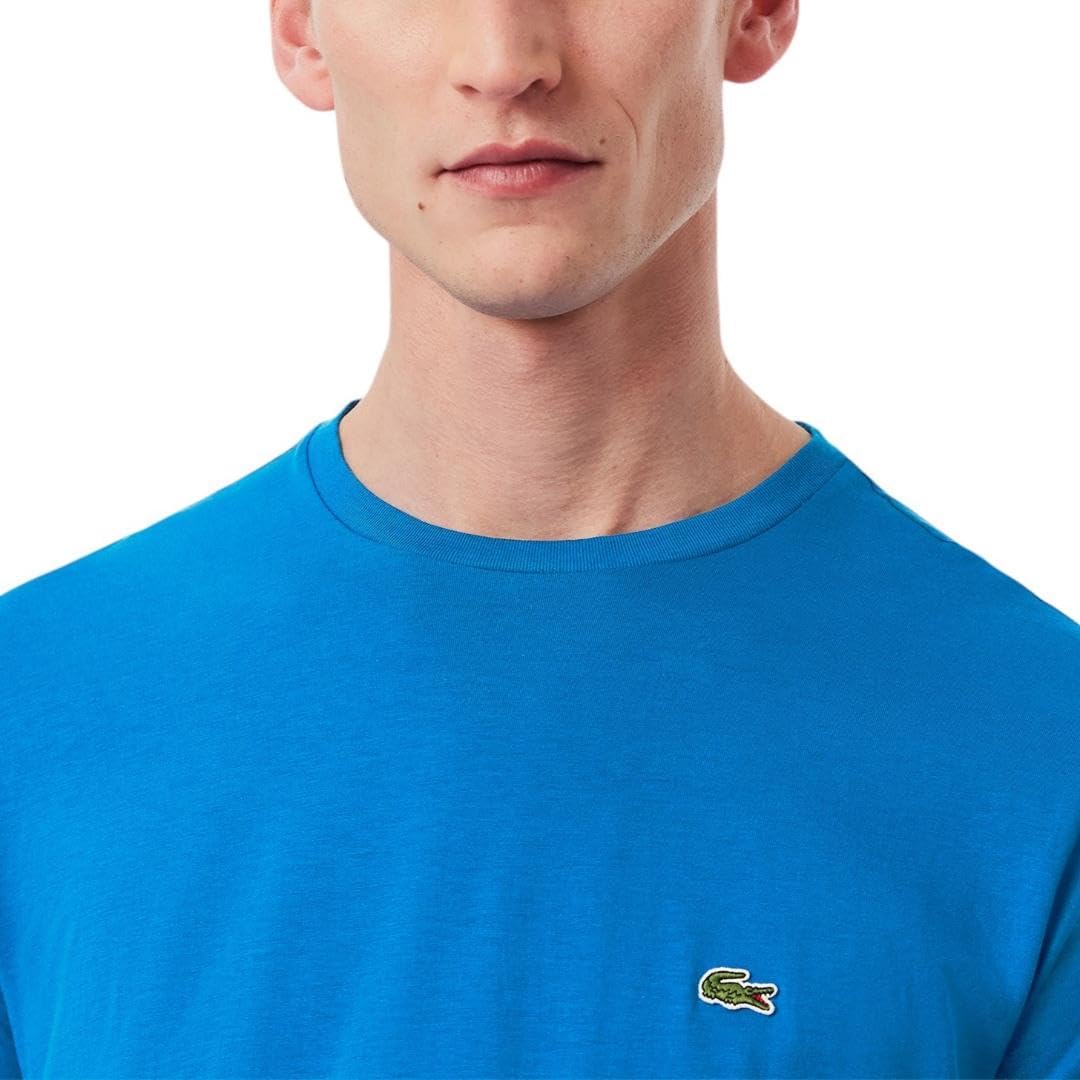 Футболка Lacoste, мужская, из джерси Pima, Gipsy Blue — фото 2