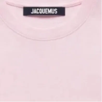 Футболка с воротником-поло Jacquemus Pink — фото 4