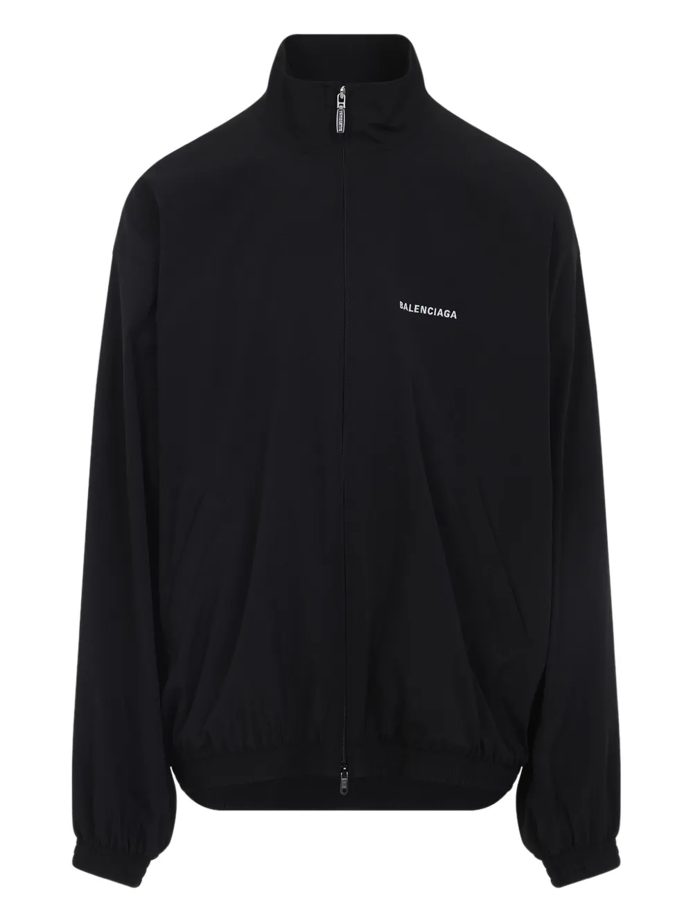 

Куртка на молнии с логотипом BALENCIAGA, черный