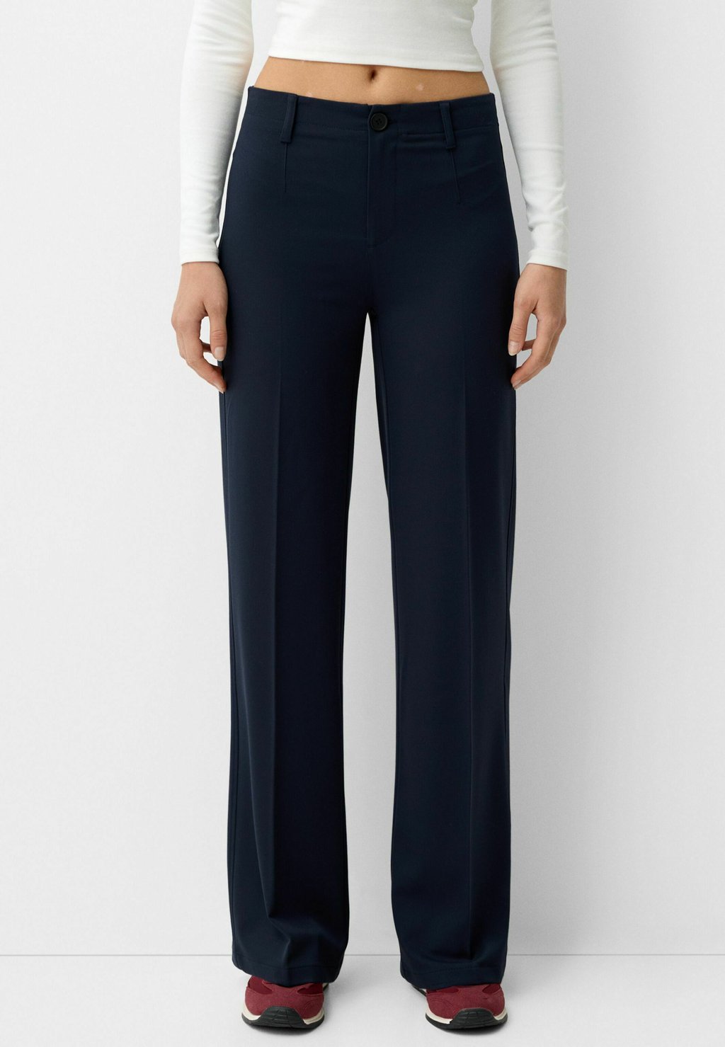 

Брюки WIDE-LEG TAILORED Bershka, цвет Royal Blue