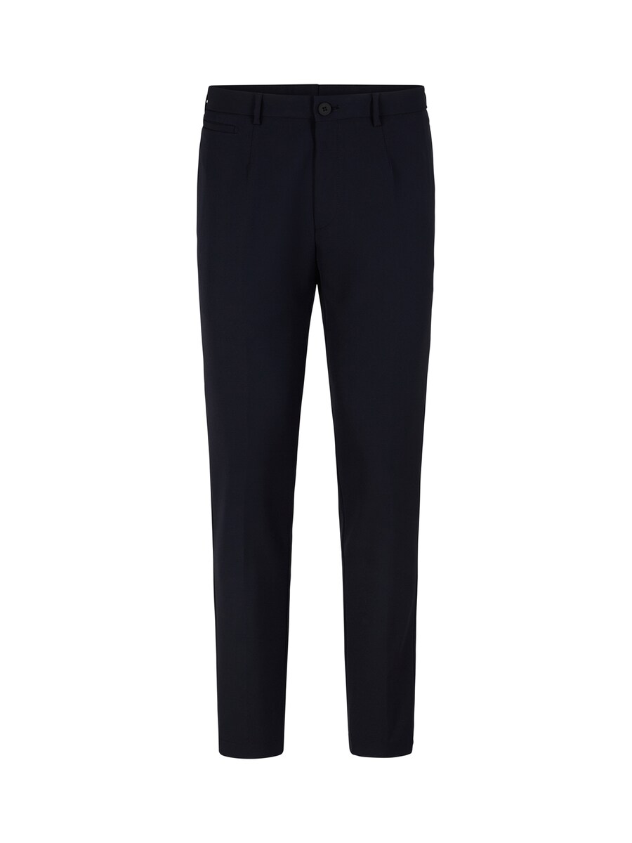 

Тканевые брюки STRELLSON Slim fit Pleated Pants Kynd, темно-синий