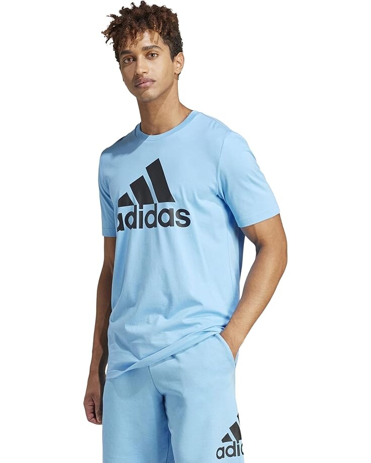 

Футболка adidas Essentials Single Jersey Big Logo, цвет Semi Blue Burst