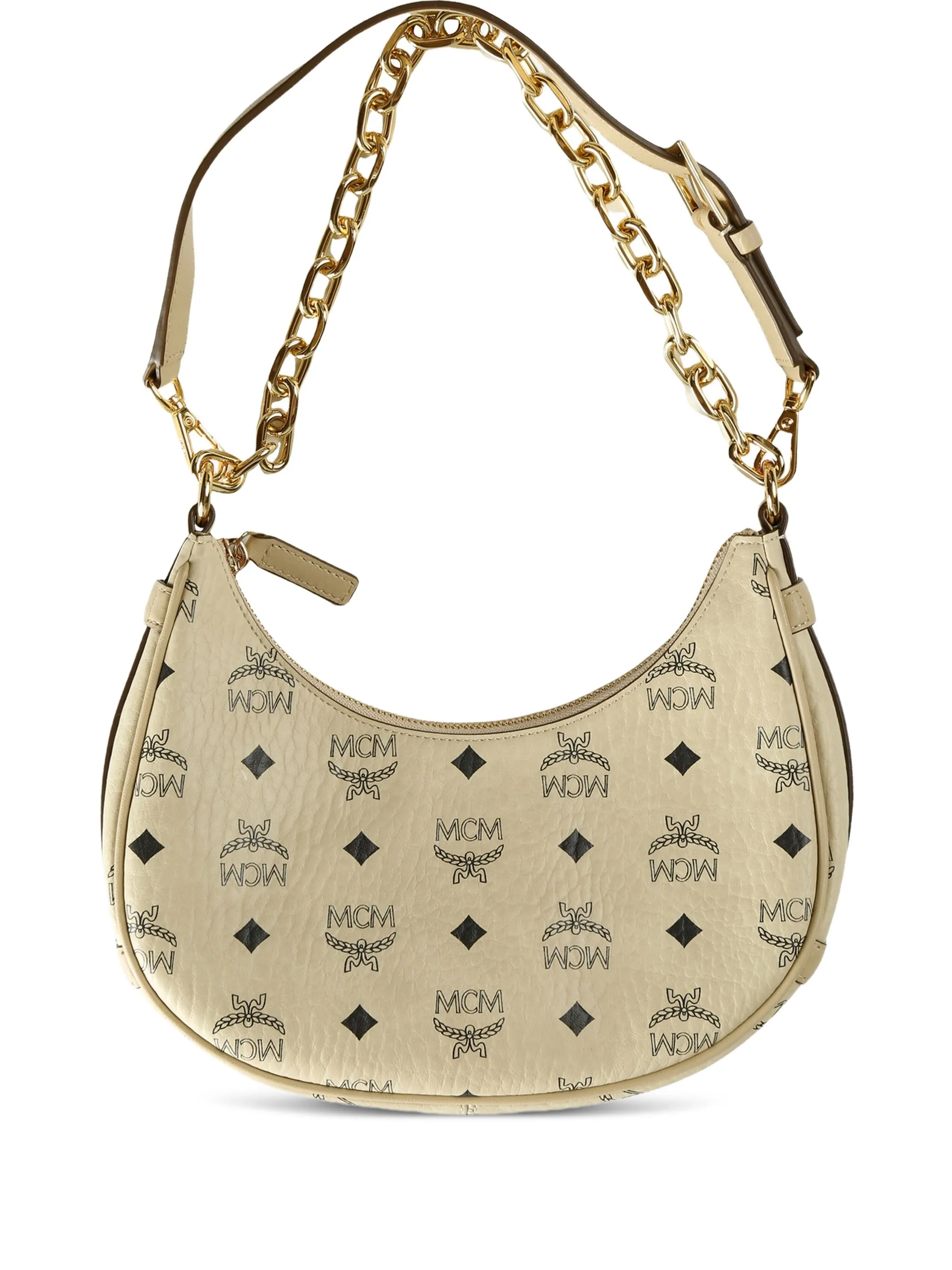 

Маленькая сумка на плечо Aren с логотипом Mcm, бежевый