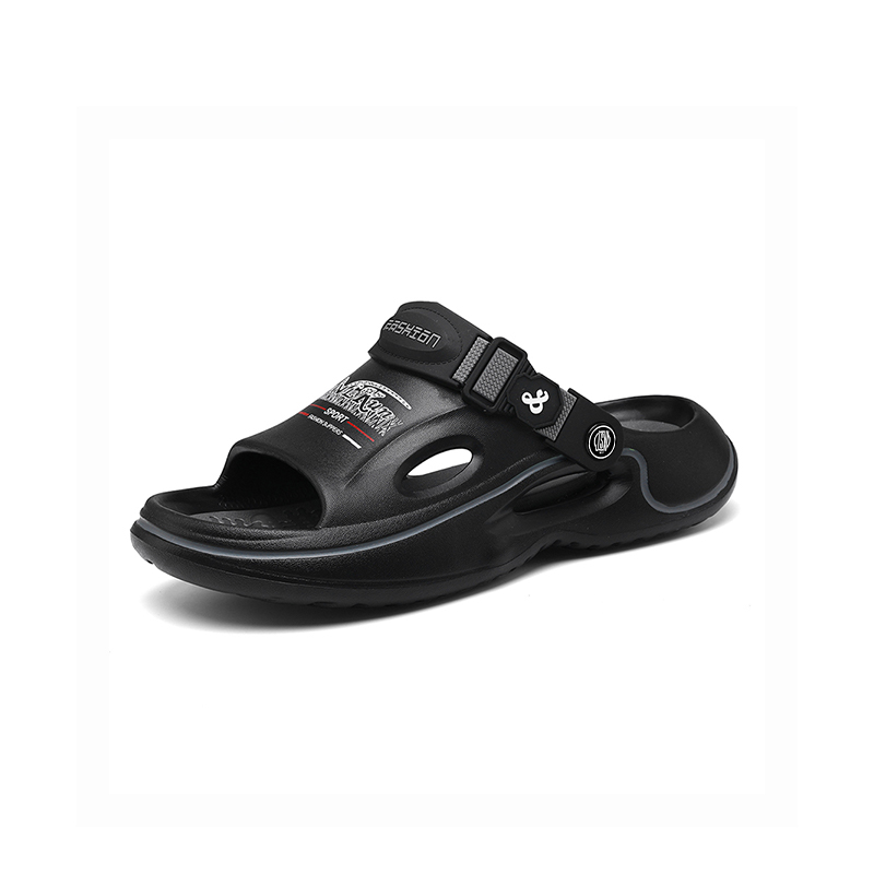 

JEANSWEST Мужские пляжные сандалии серо-черные, цвет Gray Black