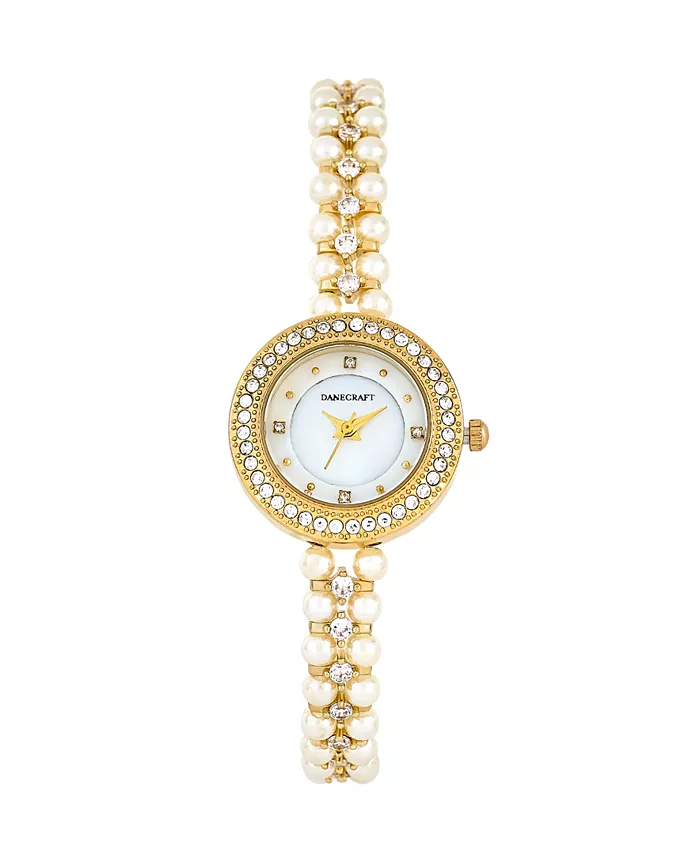 

Женские аналоговые часы с позолотой 18K Danecraft