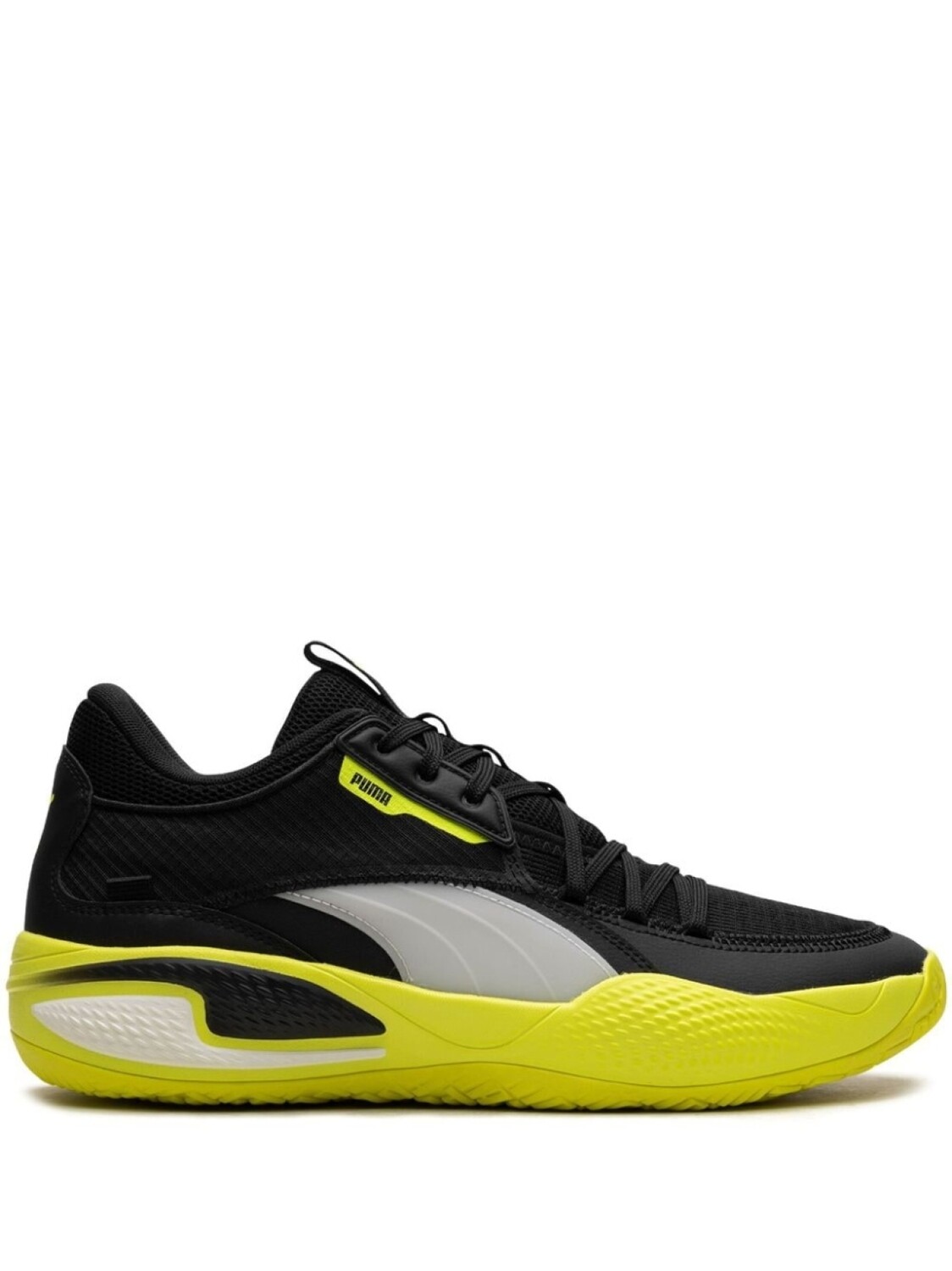 

PUMA кроссовки Court Rider Black/Yellow Alert, черный