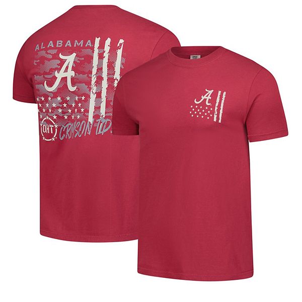 

Мужская футболка Alabama Crimson Tide Comfort Colors OHT Camo Overlay Image One