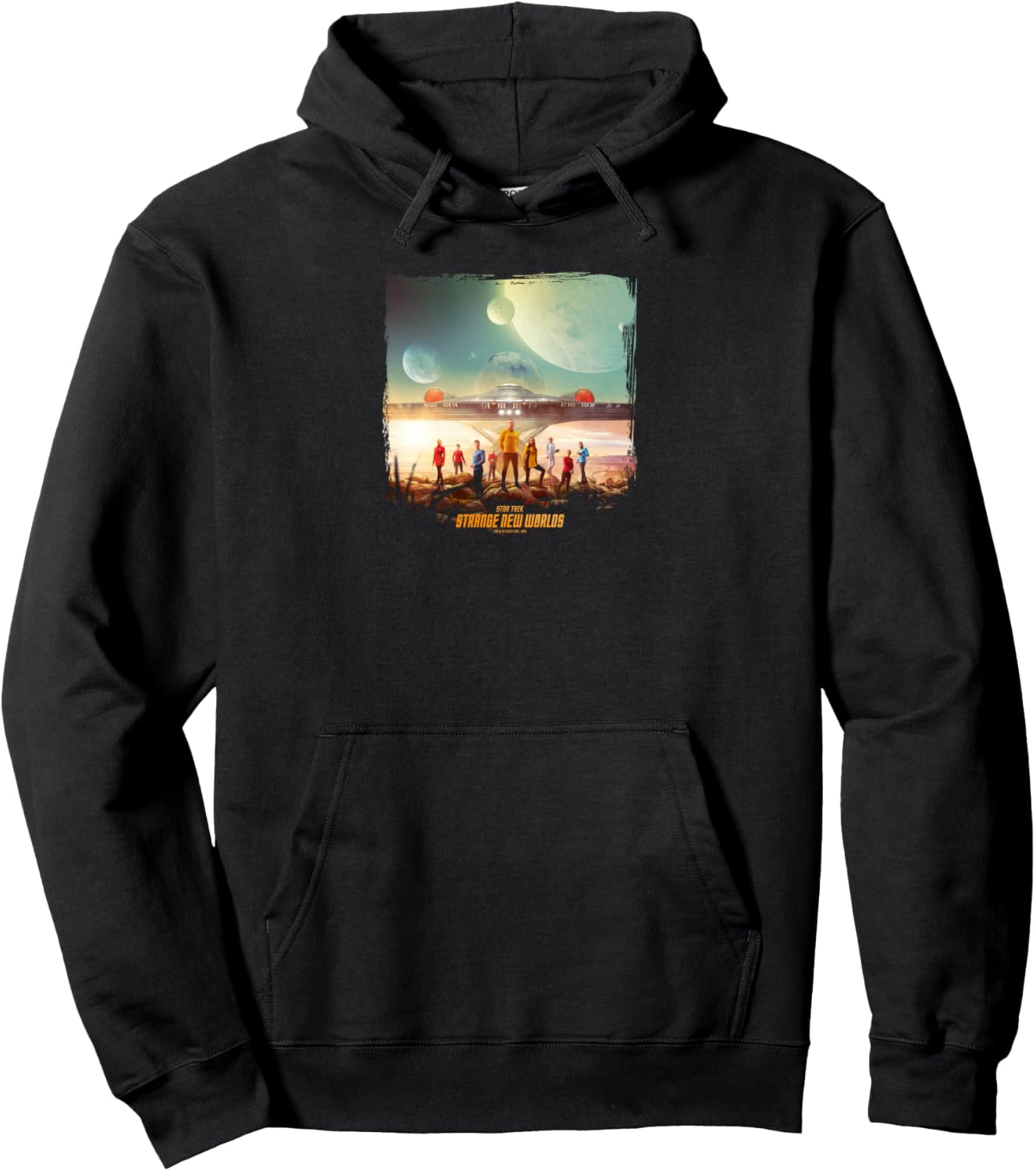 

Худи Star Trek: Bizarre New World Landing Party, черная, Черный, Худи Star Trek: Bizarre New World Landing Party, черная