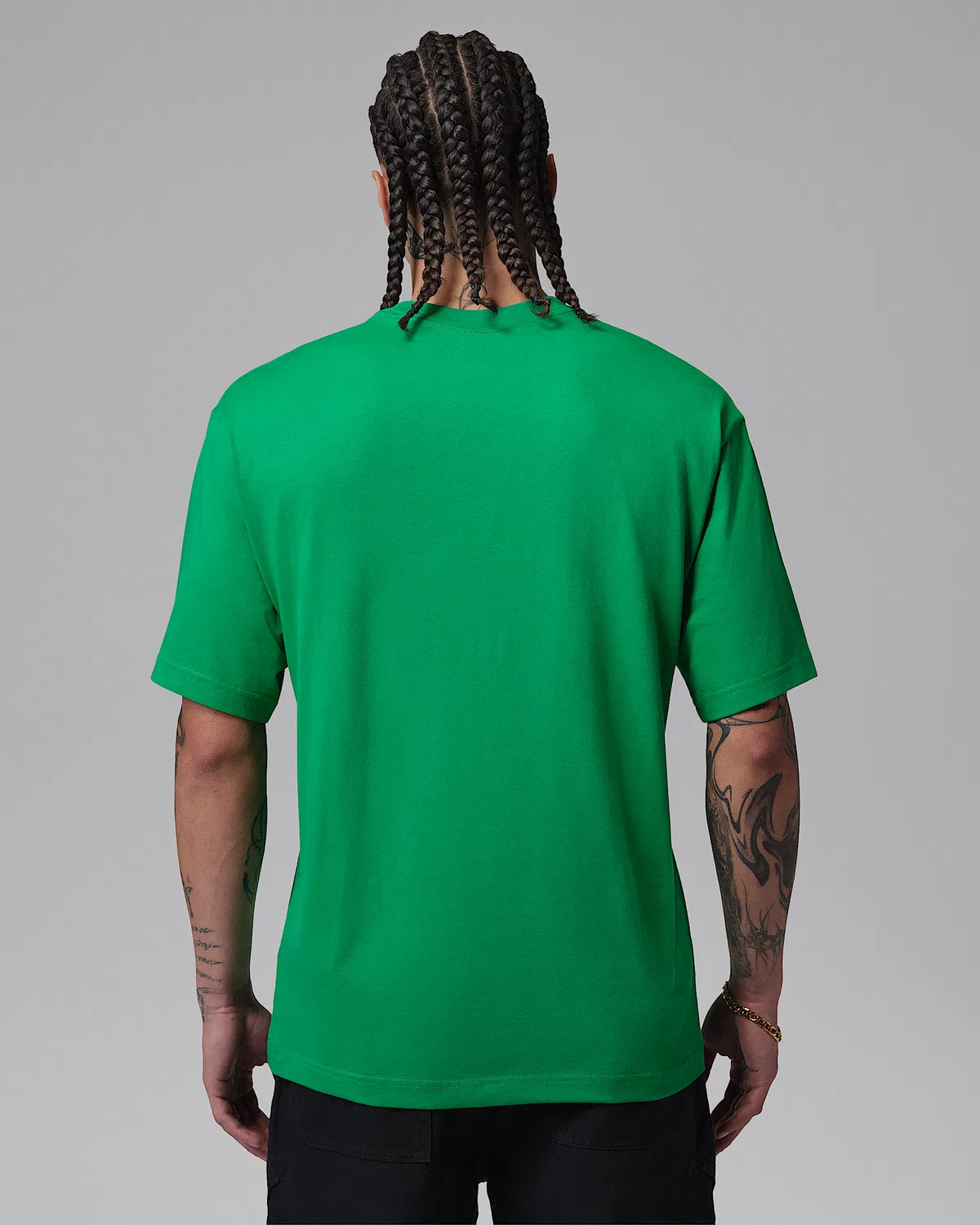 Мужская футболка Jordan, Lucky Green/Black — фото 2