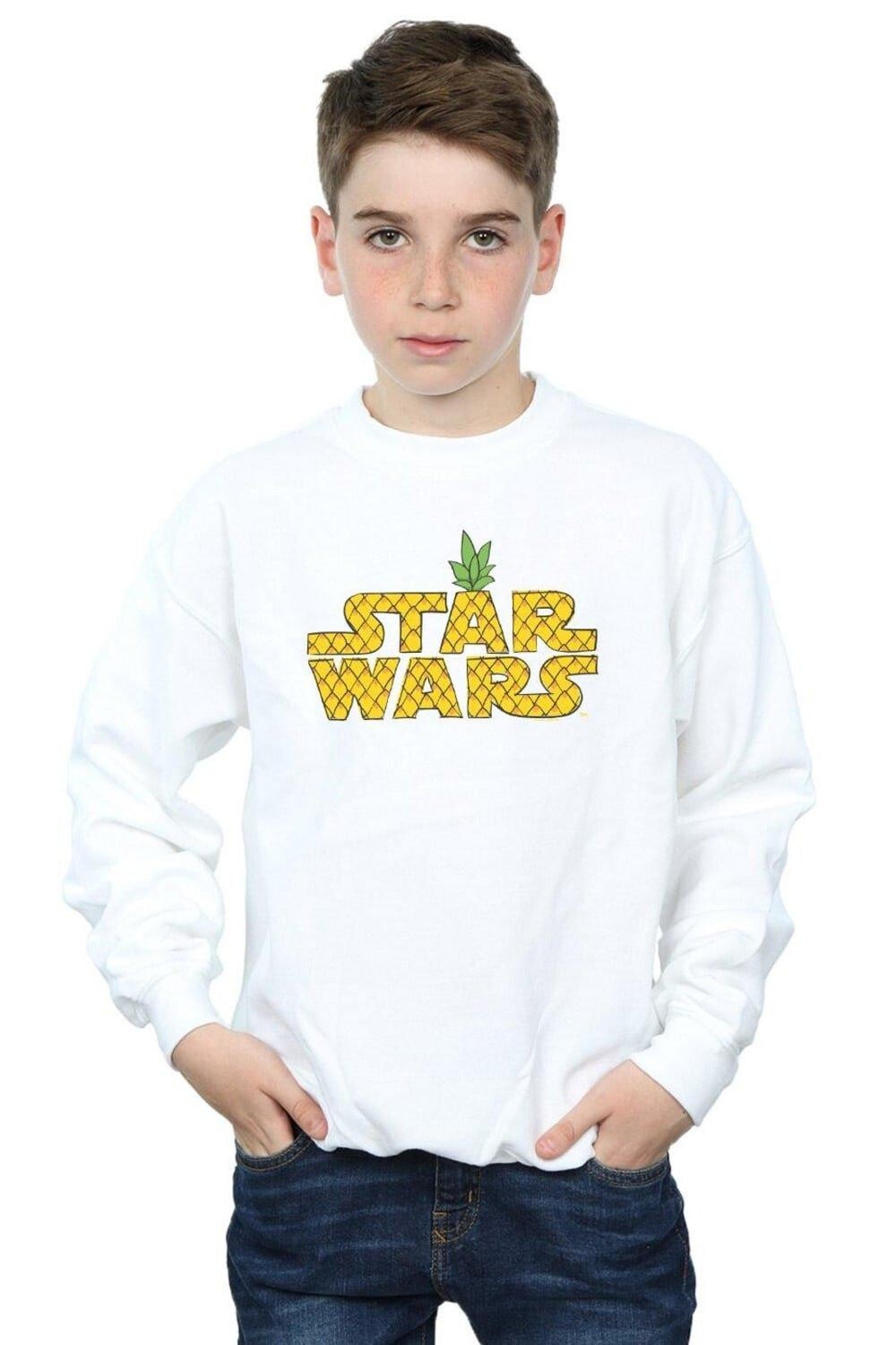 

Толстовка с логотипом «Ананас» Star Wars, белый