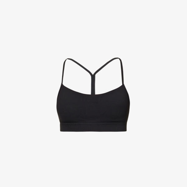 

Бюстгальтер Flow Y nulu из эластичного джерси Lululemon, черный