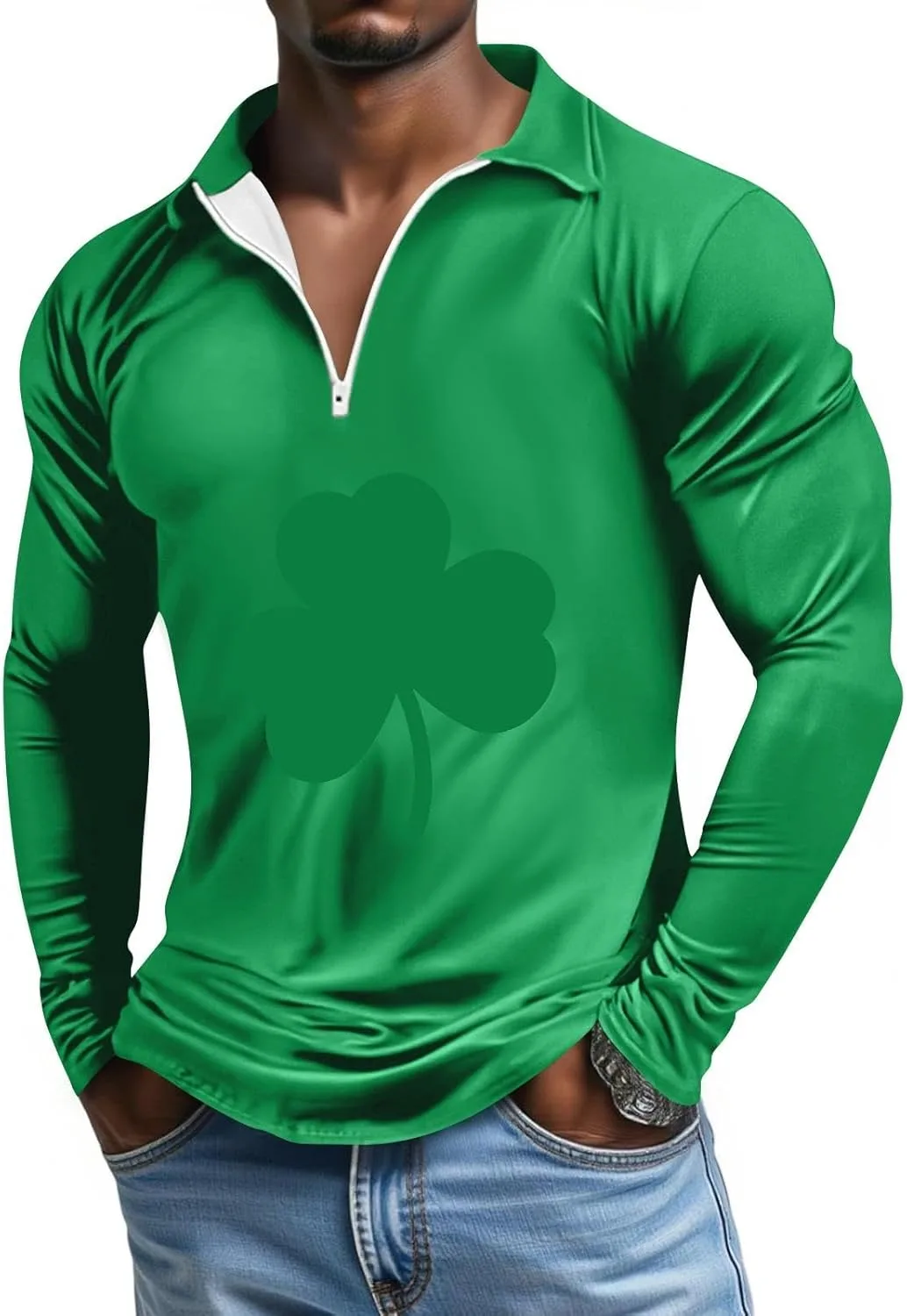 

Футболка St Patricks Day мужская с длинным рукавом