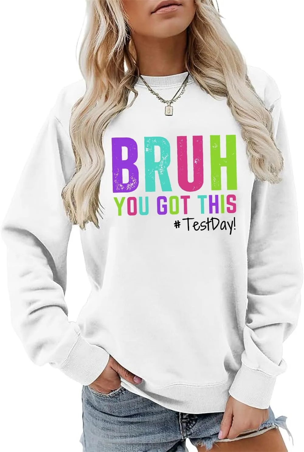 Толстовка Bruh You Got This Test Day