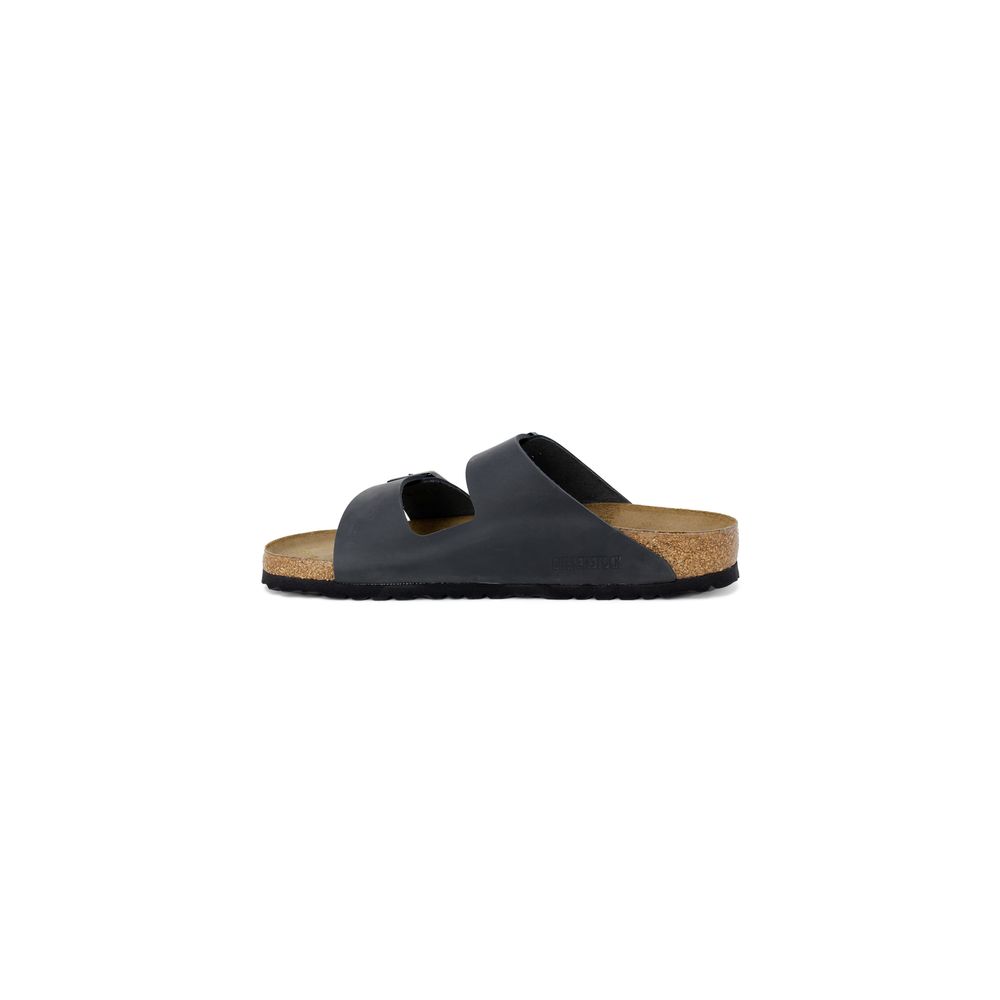 Черные синтетические тапочки Birkenstock, черный — фото 2