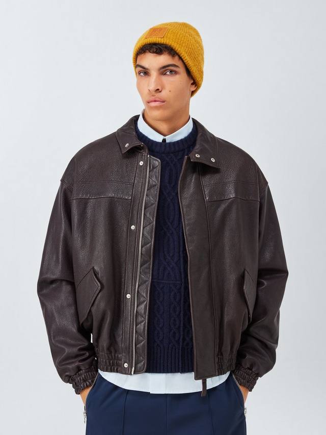 

Шапка-бини из шерсти с альпакой и логотипом John Lewis x LABRUM, Inca Gold