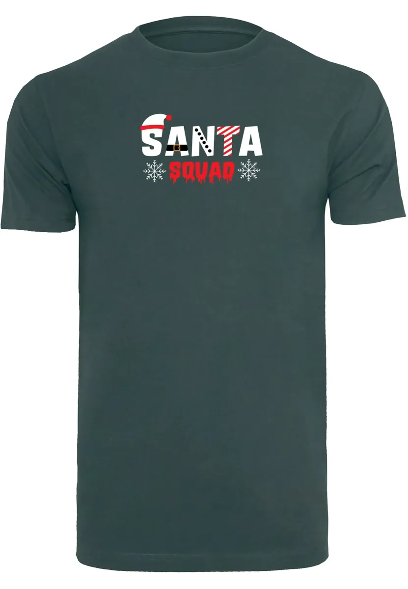 

Футболка Merchcode "Мужская футболка Merchcode Santa Squad с круглым вырезом", зеленый