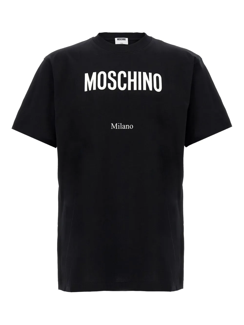 

Футболка с логотипом Moschino, черный