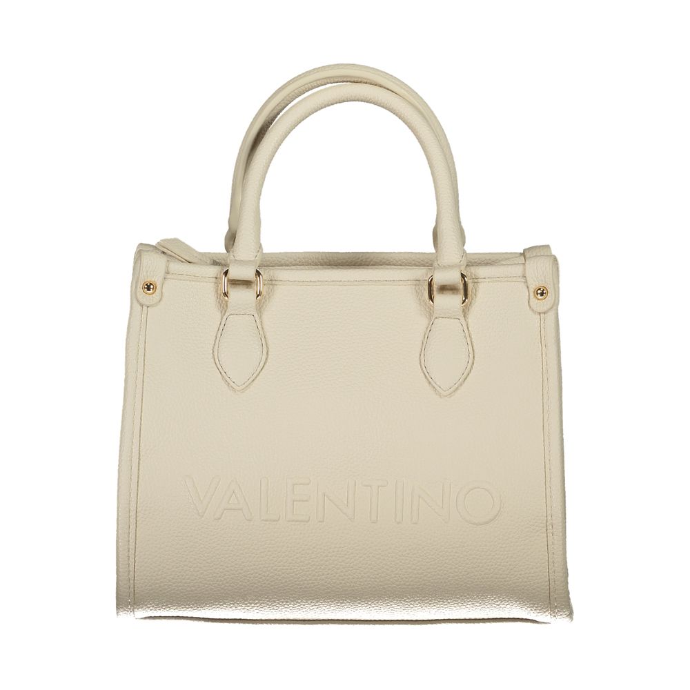 

Бежевая полиэтиленовая сумка Valentino Bags, бежевый