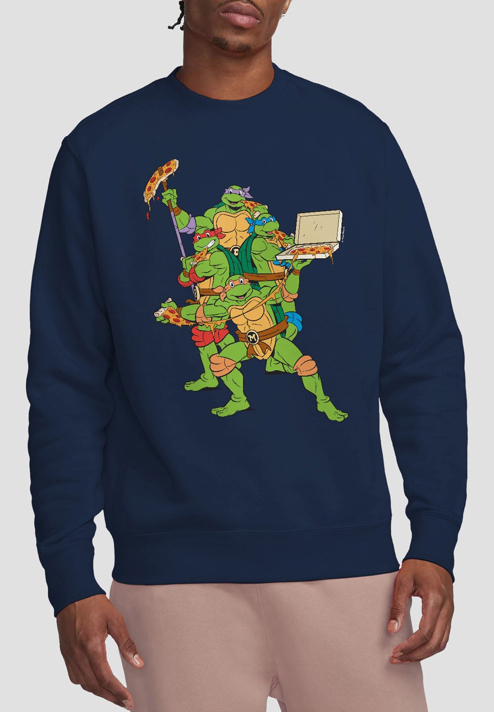 

Толстовка TMNT PIZZA PARTY Cotton Soul, темно-синий