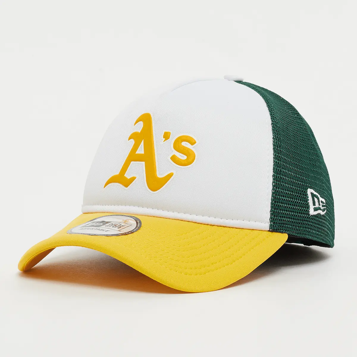 

Бейсболка New Era 9Forty Logo Trucker MLB Oakland Athletics, многоцветный/желтый/зеленый