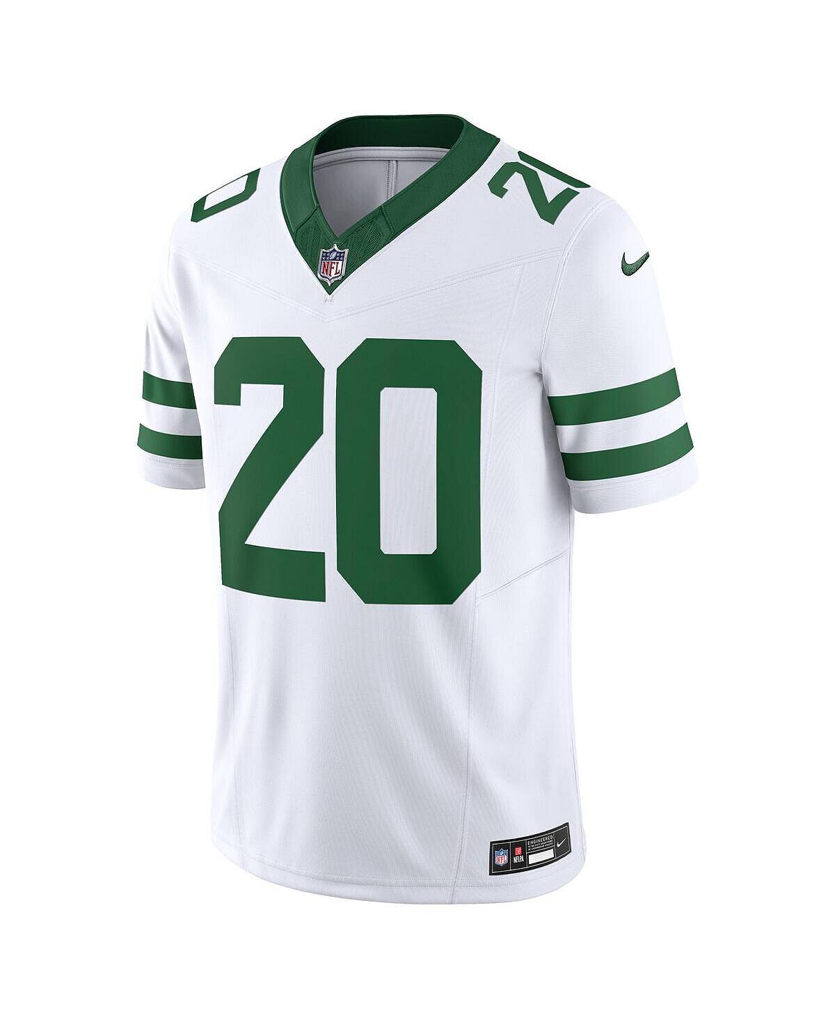 Мужские кроссовки Breece Hall White New York Jets Legacy Vapor F.U.S.E. Ограниченный Джерси Nike — фото 4