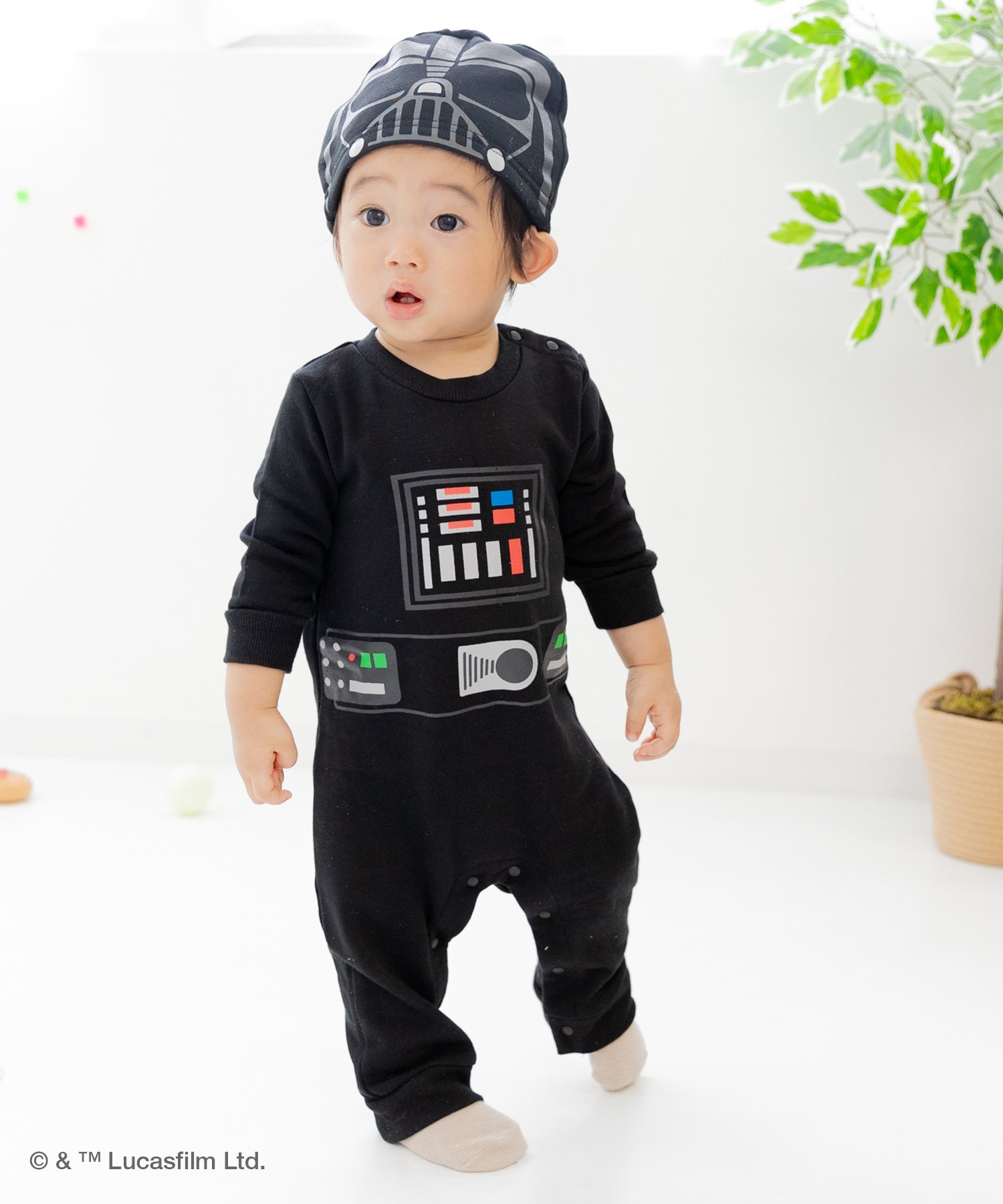 Комплект комбинезона с длинными рукавами по мотивам «Звездных войн» Star Wars, black