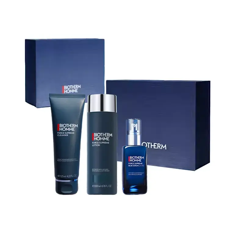 

BIOTHERM BIYOUQUAN Blue Diamond мужской очищающий тоник набор для ухода за кожей увлажняющий освежающий 125мл+200мл
