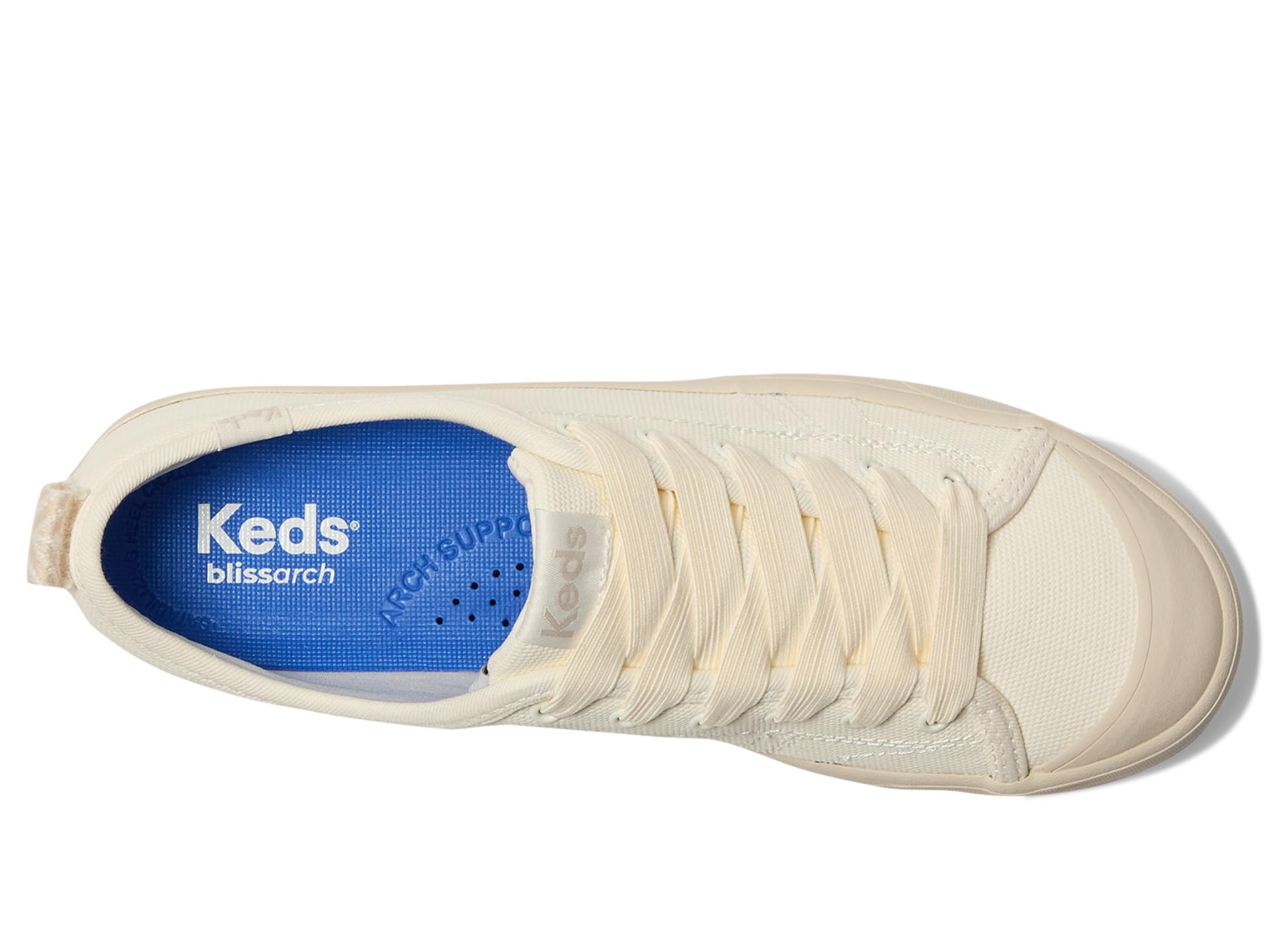 Кроссовки Keds Cruise Slip On, цвет Egret/Taupe Canvas — фото 2