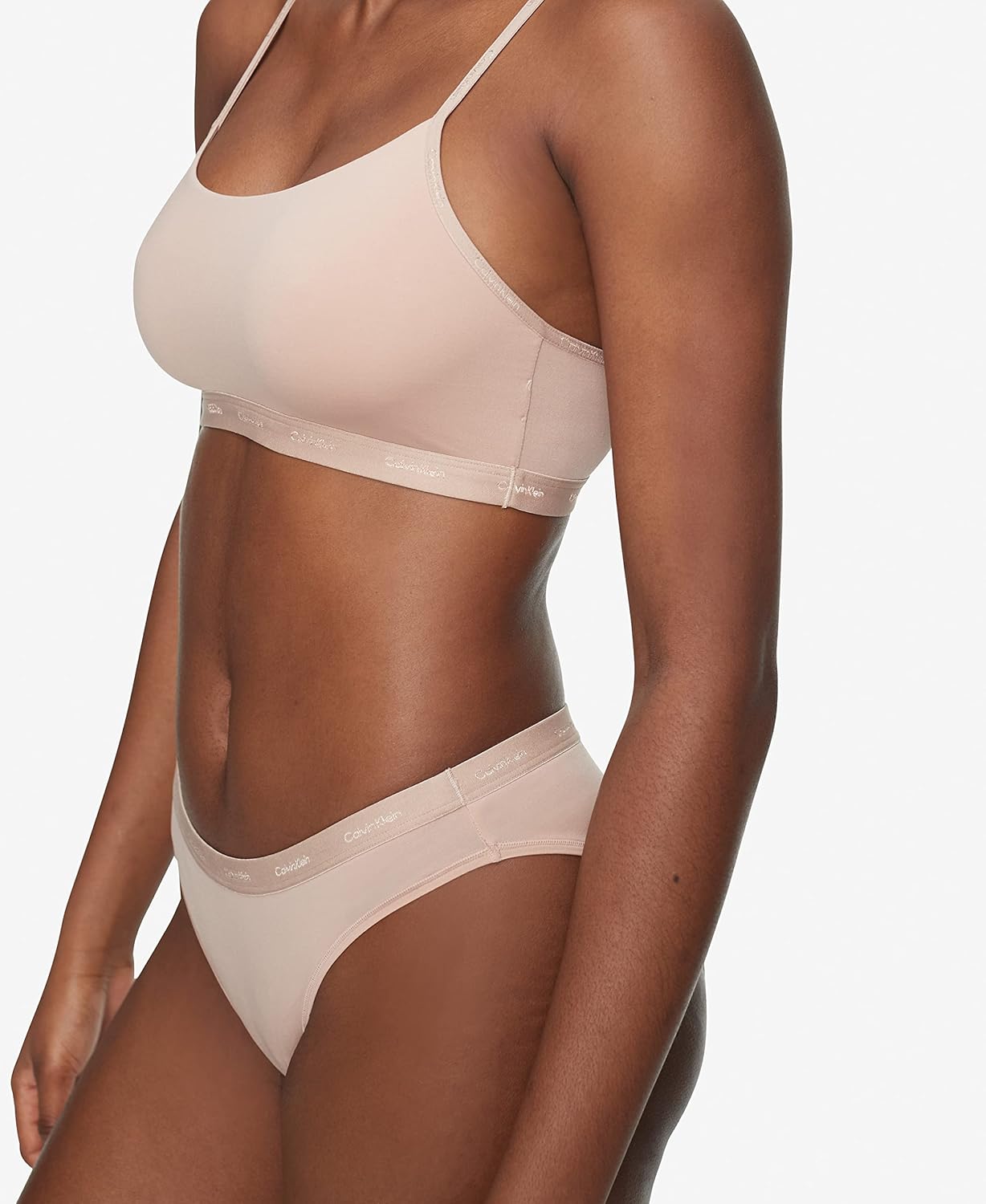 Женский бюстгальтер-бралетт Calvin Klein Form to Body без подкладки, Cedar — фото 2