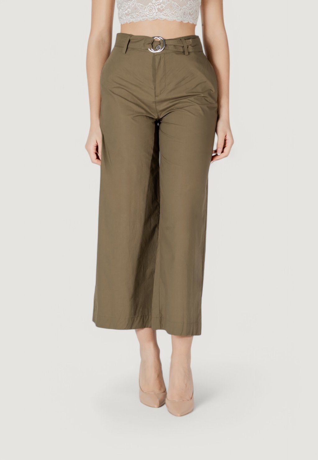 

Брюки CROPPED REG. LIU JO, оливковый